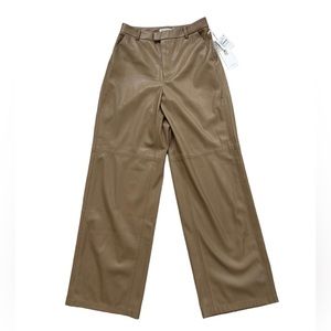 NWT Good American Faux Leather Pants